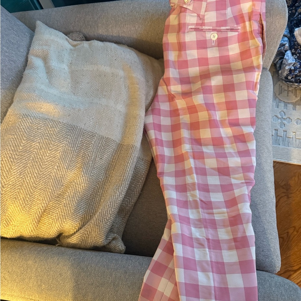 Thom Browne Light Pink and White Garment